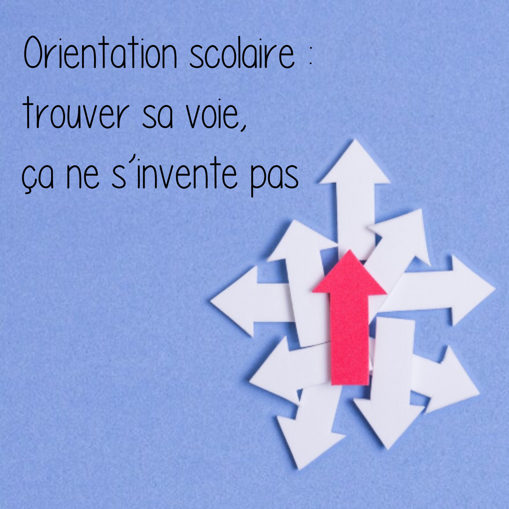 fleches dans tous les sens !